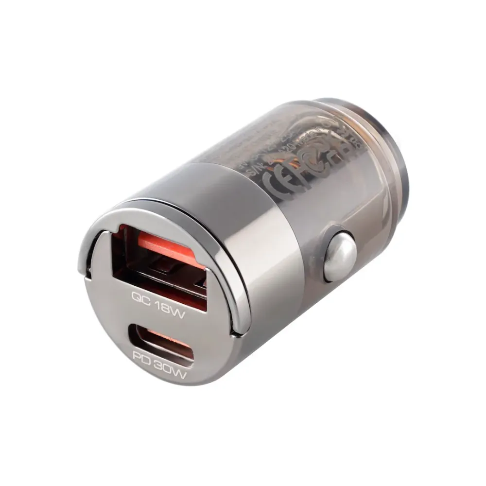 WAYME töltő 12/24V, USB 18W + USB-C PD 30W, nano gyűrűvel