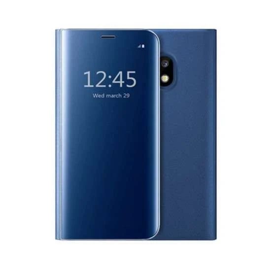 Xiaomi Redmi Note 9 tükrös flip tok, kék