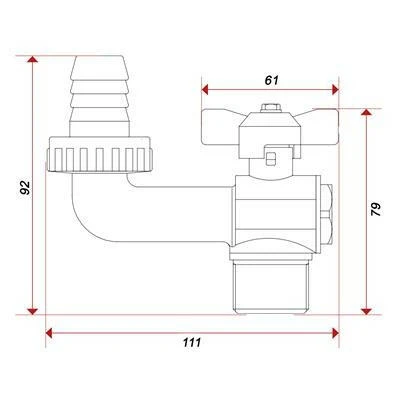Altalajcsap 3/4"