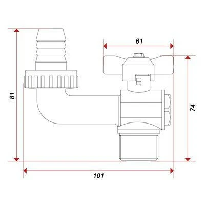 Altalajcsap 1/2"