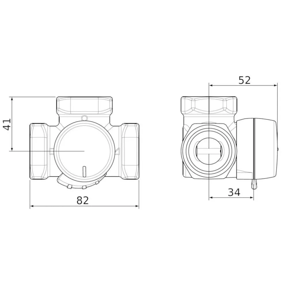ESBE VRG231 25-10 BM 1" váltószelep (11620200)
