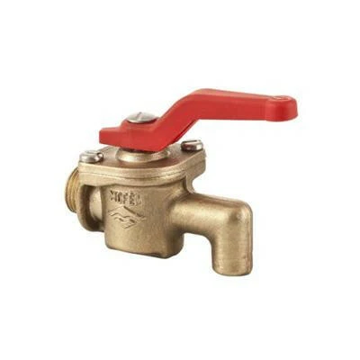 Mofém golyós ürítőcsap 3/8" könyök 113-0046-00