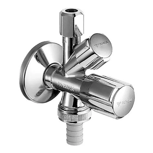 Schell Comfort kombinált sarokszelep mosógéphez 1/2"-3/8"-3/4" ( 035510699 )