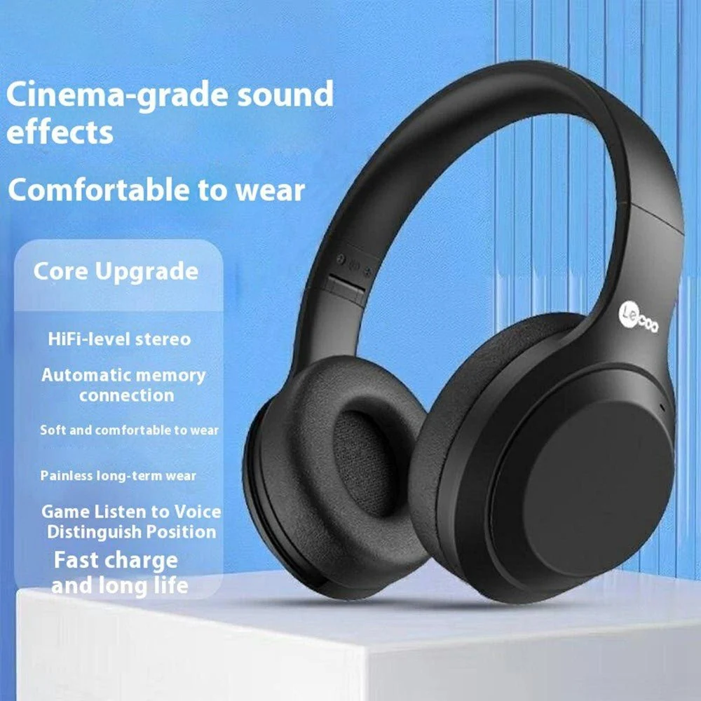 LENOVO ES207 Bluetooth összecsukható over-ear gamer fejhallgató - fekete