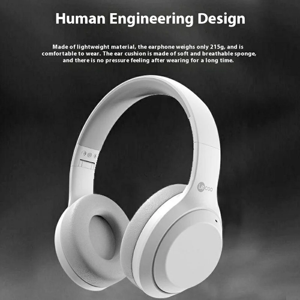 LENOVO ES207 Bluetooth összecsukható over-ear gamer fejhallgató - fekete