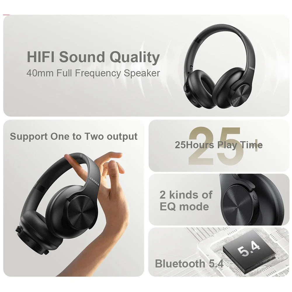 LENOVO G50 Bluetooth hajtogatható over-ear sztereó fejhallgató - bézs