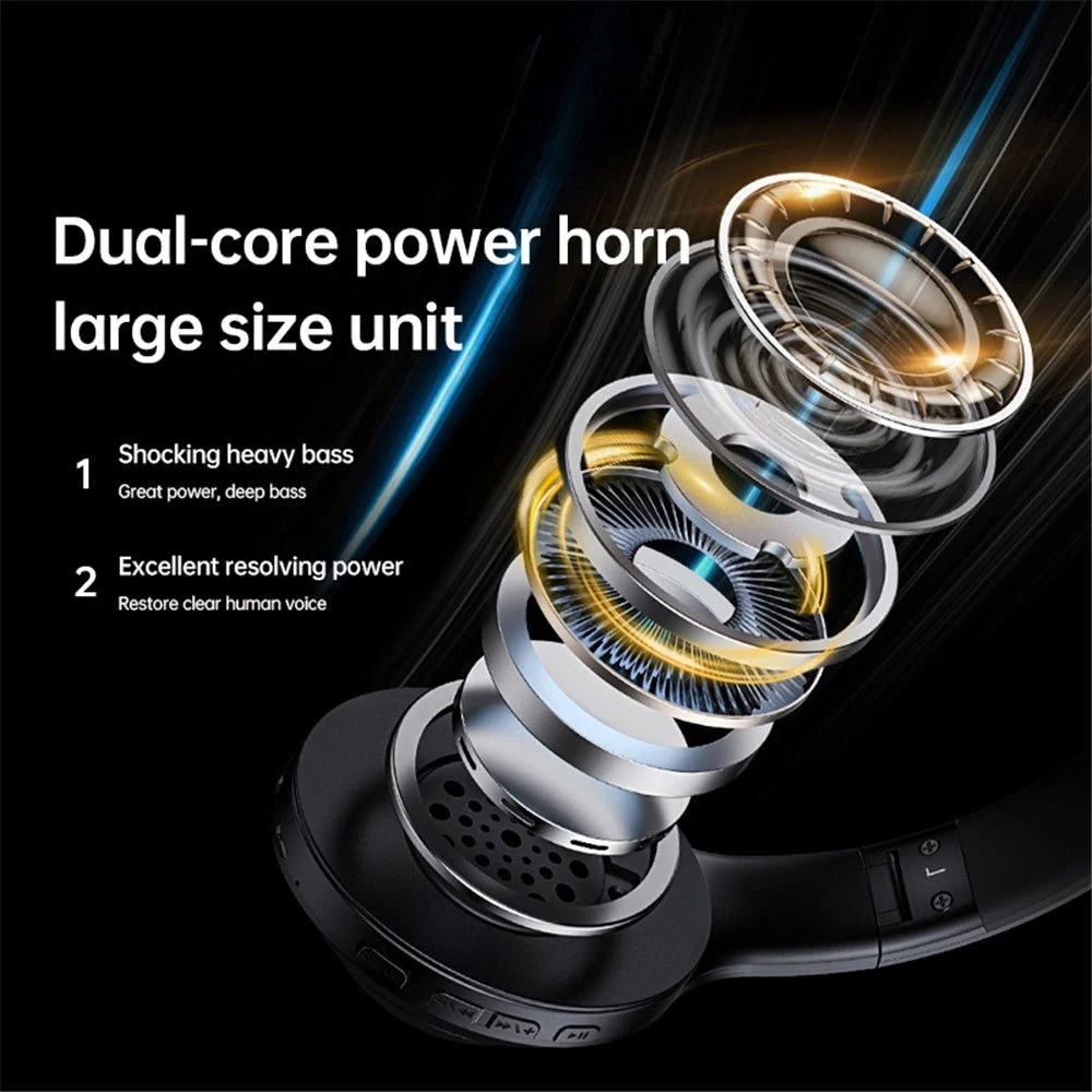 LENOVO TH10 Bluetooth sztereó over-ear fejhallgató - fehér