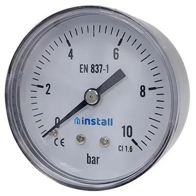 Install feszmérő 63-as 0- 6 bar hátsós
