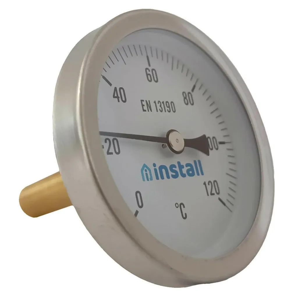 Install hőmérő 63-as 0-120°C 100mm