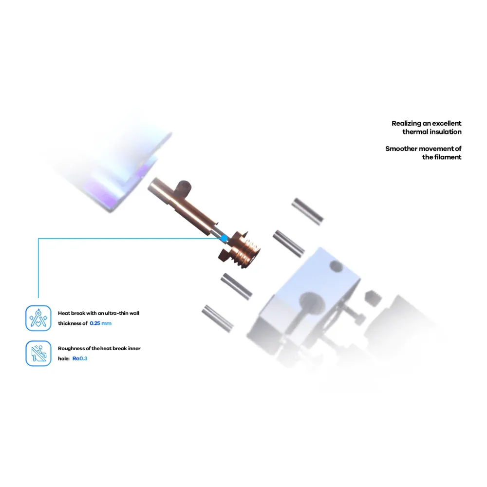 Phaetus Dragon víz hotend - WST kék