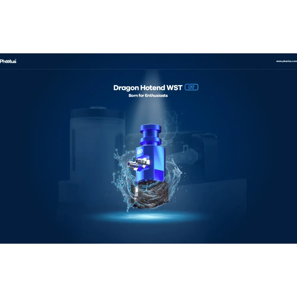 Phaetus Dragon víz hotend - WST kék