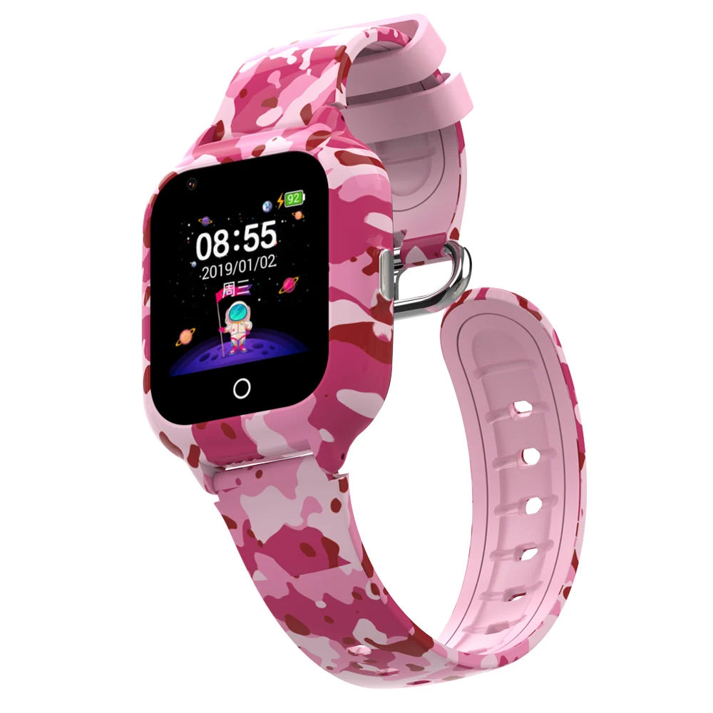 KidSafe Commando 4G camuflage pink gyerek okosóra magyar menüvel