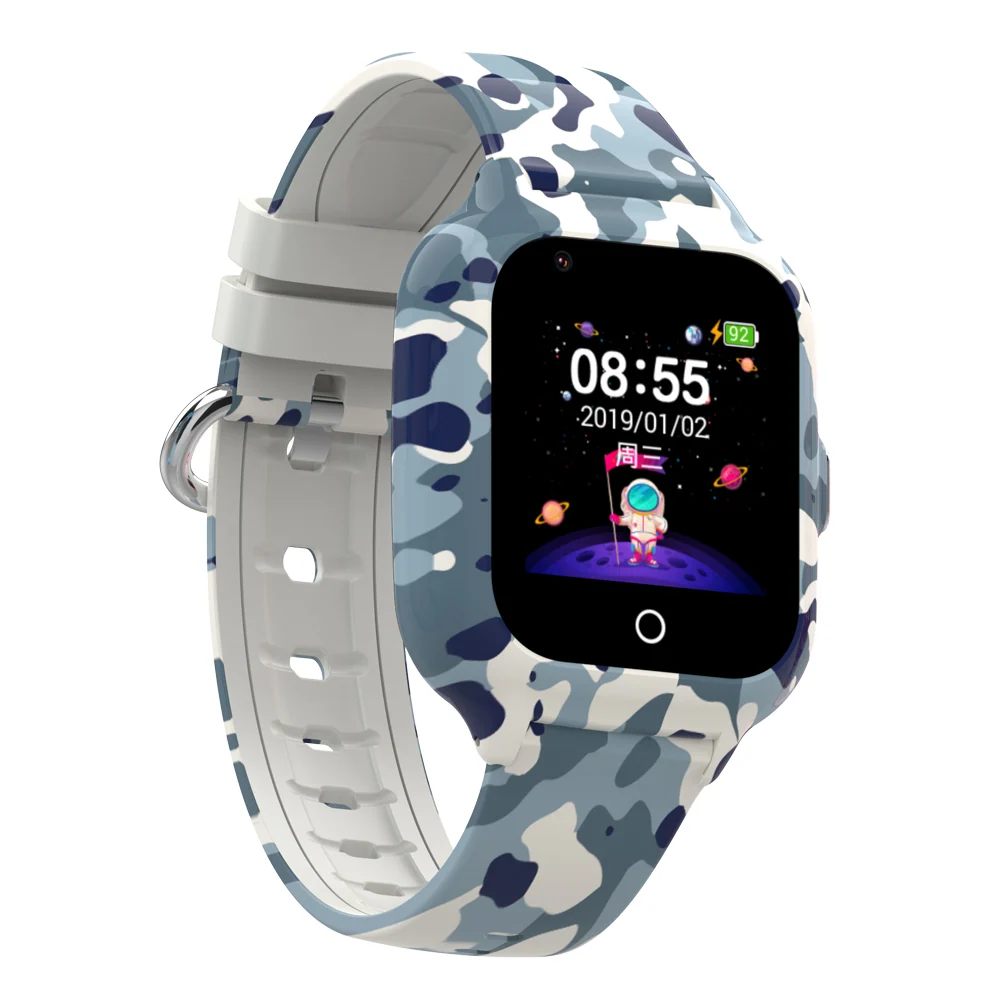 KidSafe Commando 4G camuflage szürke gyerek okosóra magyar menüvel