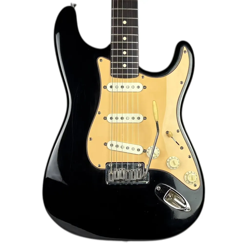 Fender American Deluxe Stratocaster 1988 - Fekete