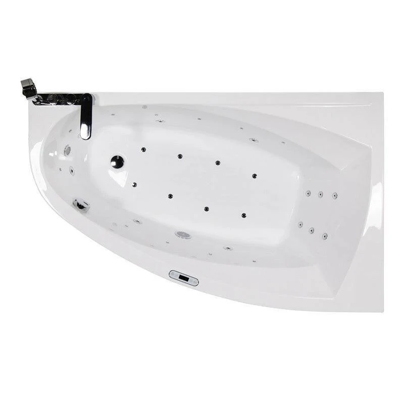 Wellis Matana E-Max™ 160, hidromasszázs kád, csaptelep nélkül, JOBBOS, 160x100x60 cm (WK00173-1)