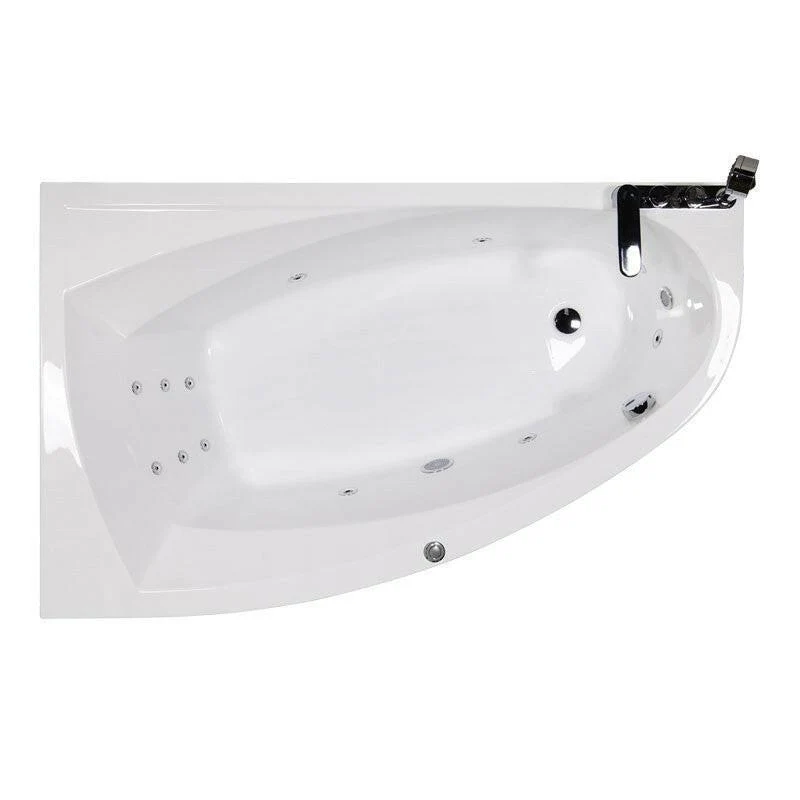 Wellis Matana Hydro™ 160, hidromasszázs kád, csaptelep nélkül, BALOS, 160x100x60 cm (WK00174-1)