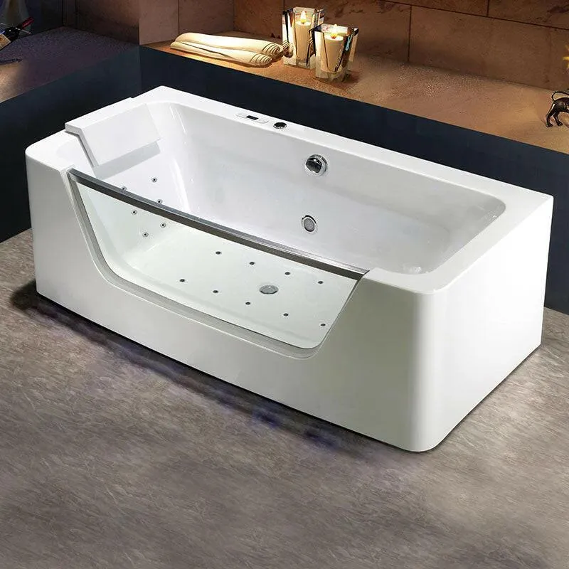 Wellis Rhone E-Drive™, hidromasszázs kád, csaptelep nélkül, 170x85x58 cm (WK00139)