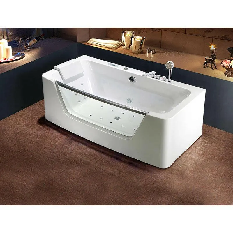 Wellis Rhone E-Drive™, hidromasszázs kád, Flipper csapteleppel, 170x85x58 cm (WK00125)