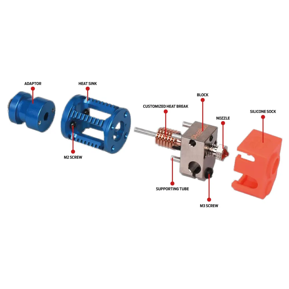 Phaetus Dragon nagy áramlású hotend