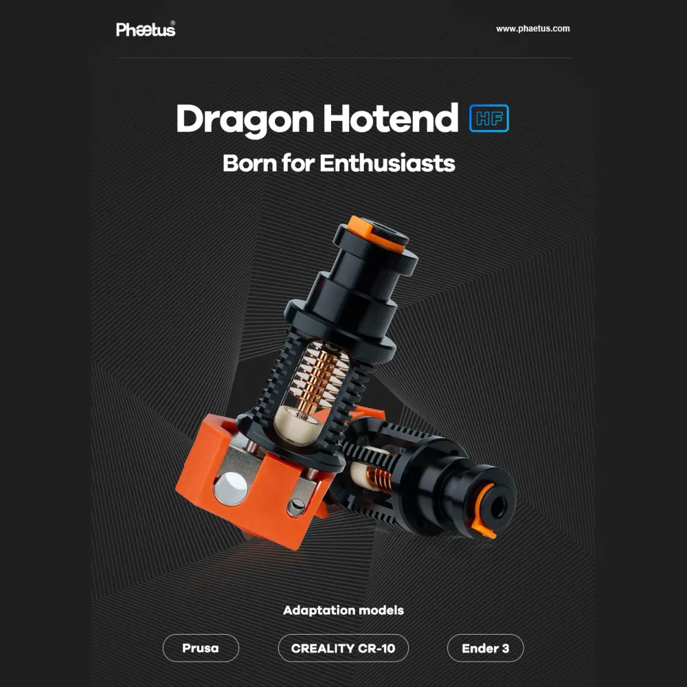 Phaetus Dragon nagy áramlású hotend