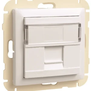 90441_SBR RJ45 Szimpla fedlap, fehér színű