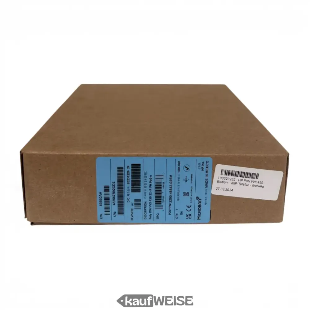 Poly OBi VVX 450 IP-telefon | 12 vonal | PoE