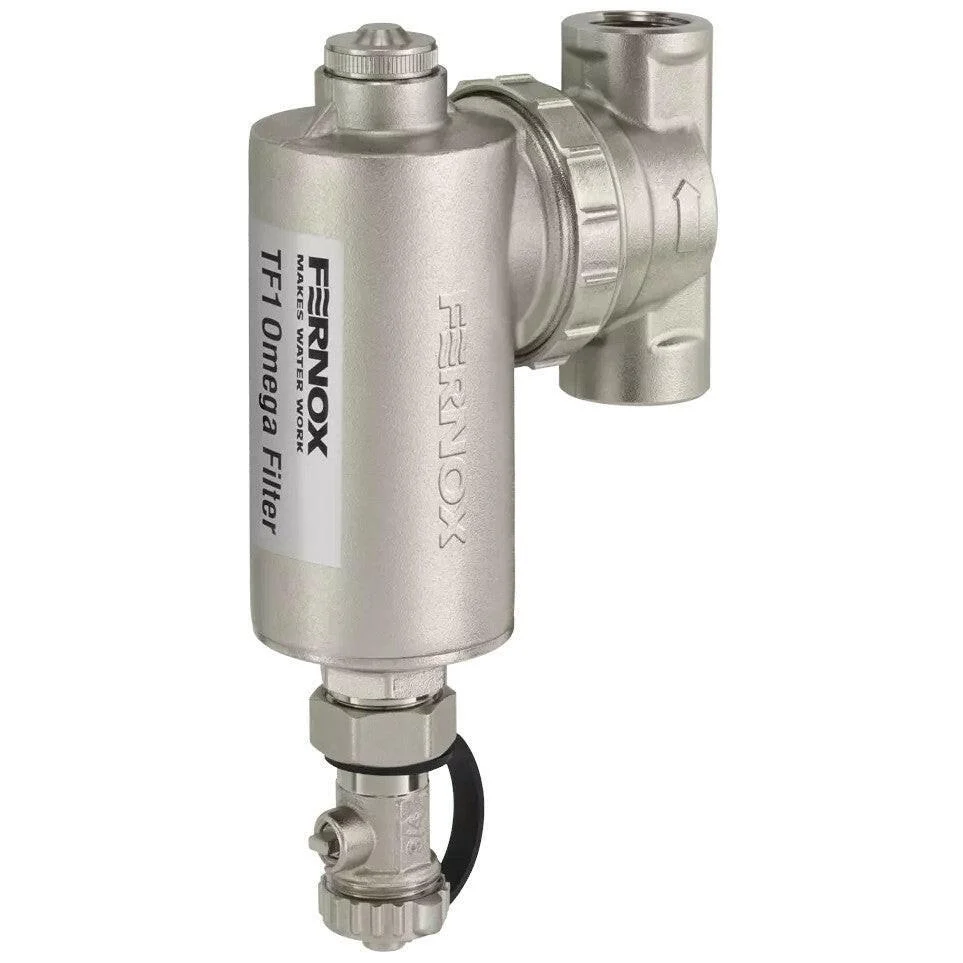 FERNOX TF1 OMEGA filteriszapleválasztó, mágneses, fémházas 22mm ( 62248 )