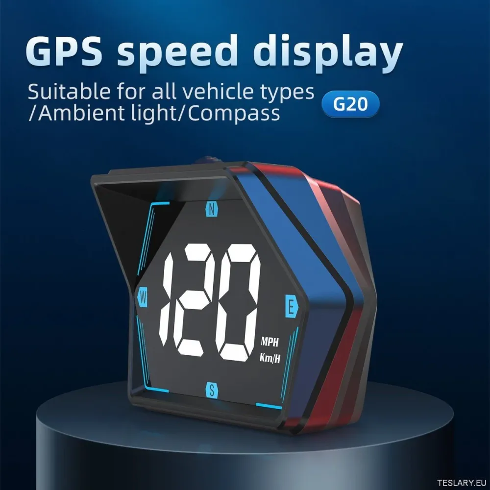 SmartDrive 2024: Advanced Car HUD GPS -vel és biztonsági riasztásokkal