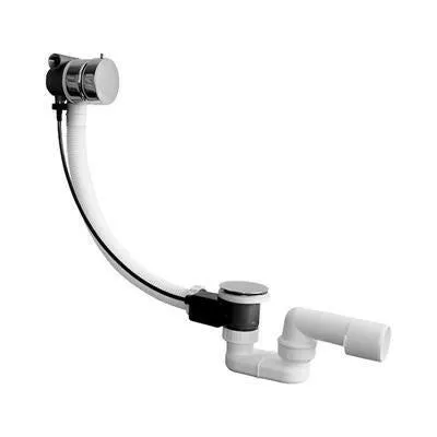 Jika Deep Jika kádtöltő, le-és túlfolyó szett, 55 cm, Exafill, 40/50 mm szifonnal, króm (H2948180040001)