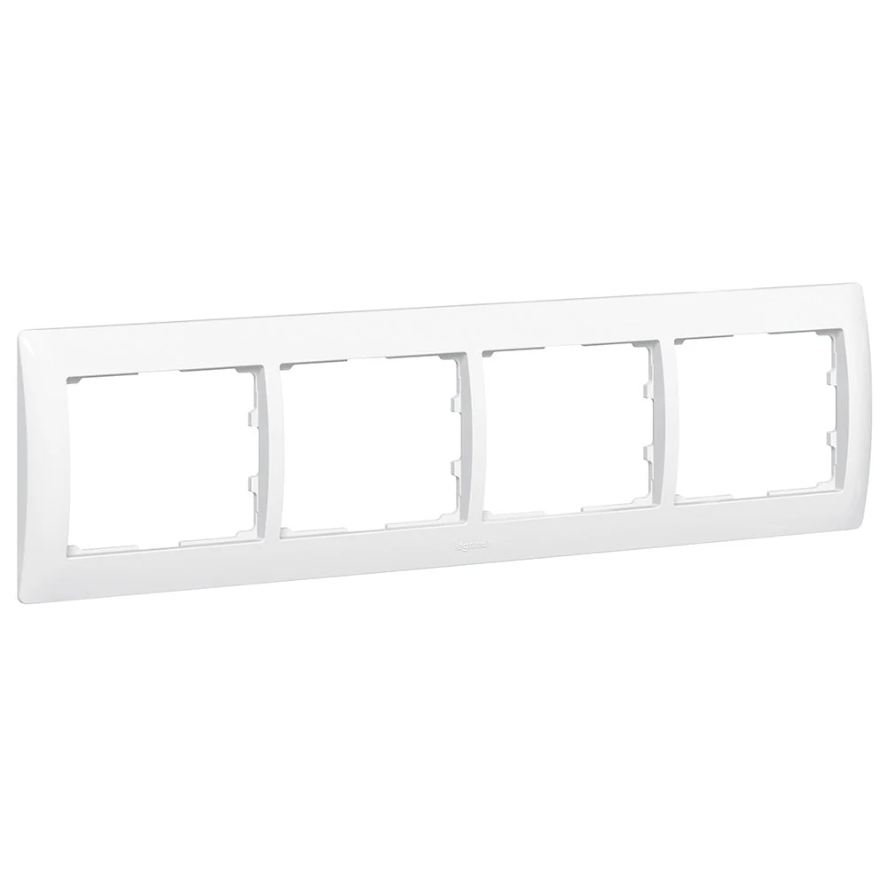 Legrand Galea Life keret 4-es vízszintes, fehér 771004