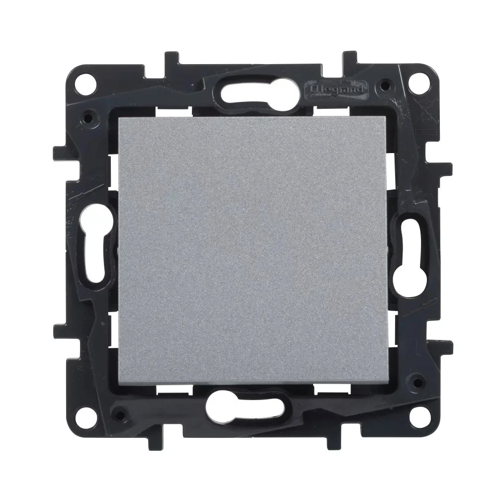 LEGRAND Niloé Step alumínium 106 váltókapcsoló, 10AX 863306