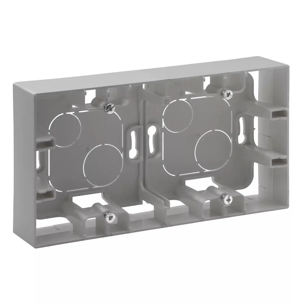 LEGRAND Niloé Step alumínium kiemelődoboz, kettős 863398