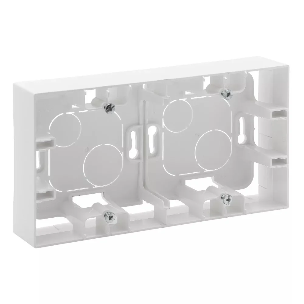 LEGRAND Niloé Step fehér kiemelődoboz, kettős 863198