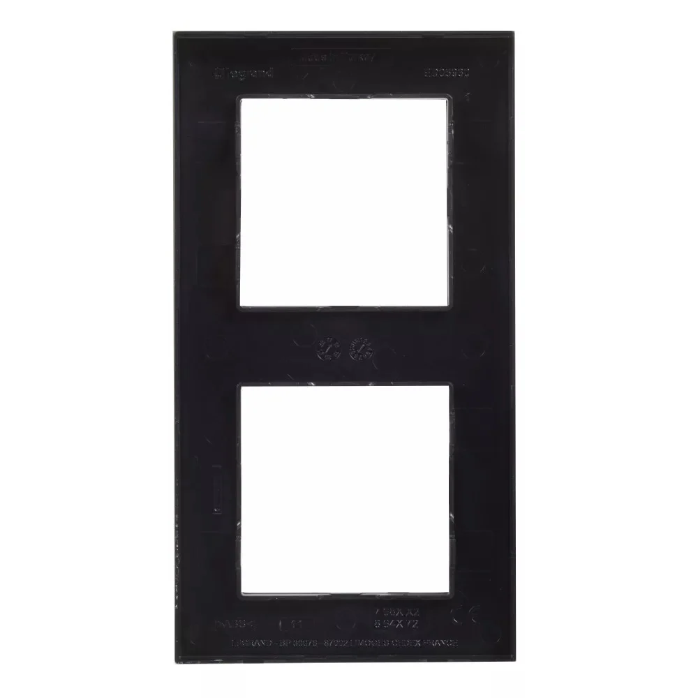 LEGRAND Niloé Step fekete keret 2-es 863592