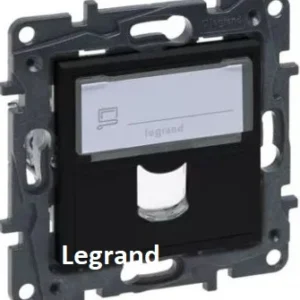 LEGRAND Niloé Step fekete systimax adapter 863588.