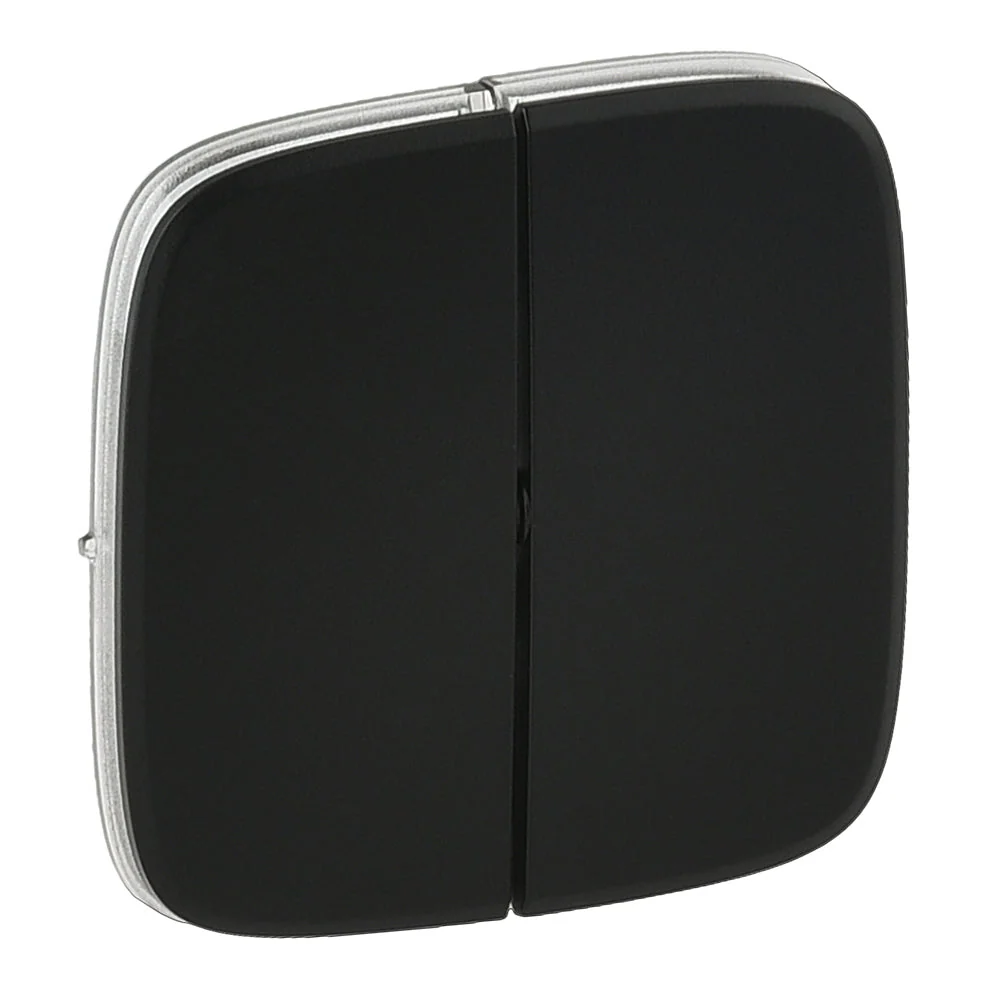 Legrand valena allure Kettős kapcsoló burkolat, Fekete 755028