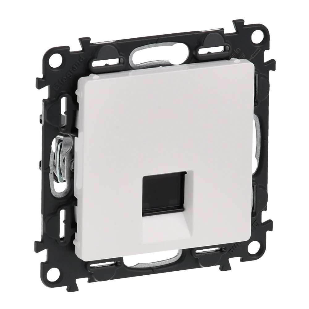 Legrand valena life 1xRJ45 Cat. 6A STP csatlakozóaljzat fehér 753148