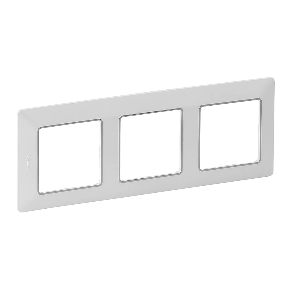 Legrand valena life hármas keret fehér–króm 754033