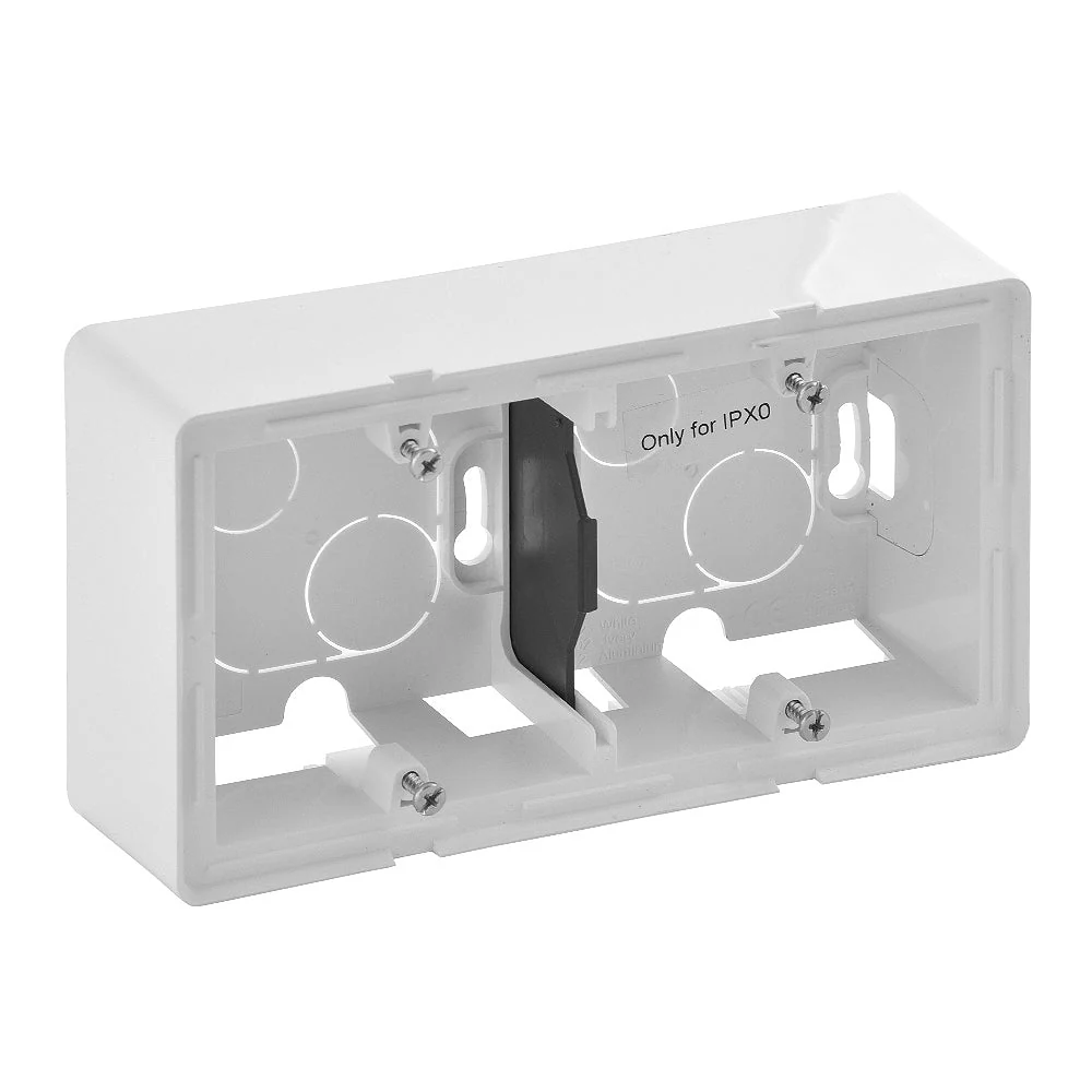 Legrand valena life kiemelődoboz, kettős fehér 754192