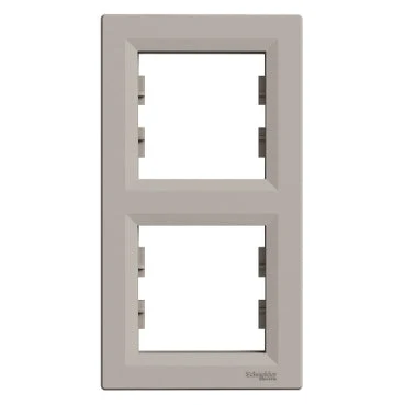Schneider Asfora Kettes keret, függőleges, bronz EPH5810269