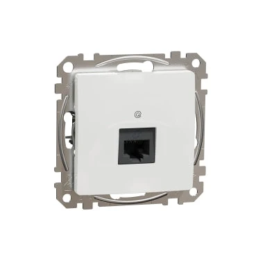 Schneider ÚJ SEDNA 1xRJ45 Cat5e UTP aljzat, fehér SDD111451