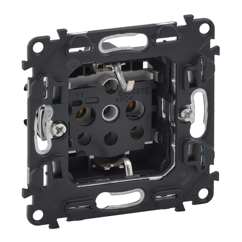 Valena InMatic 2P+F csatlakozóaljzat mechanizmus, csavaros vezetékbekötéssel 753025