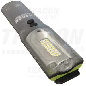 Tracon LED kézi lámpák 10/3W 6500K 3,7V 6600mAh Li-Ion 1000/220lm 3/9h IP54 STLHL10W