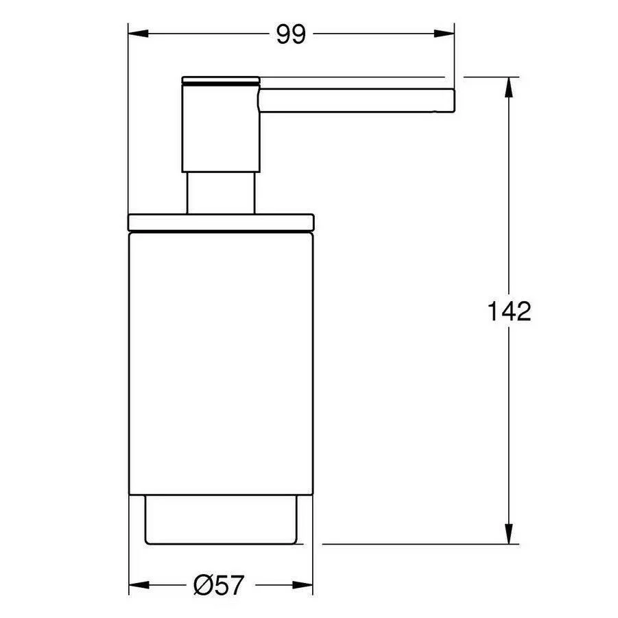Grohe Selection szappanadagoló, szín: phantom black (41218KF0)