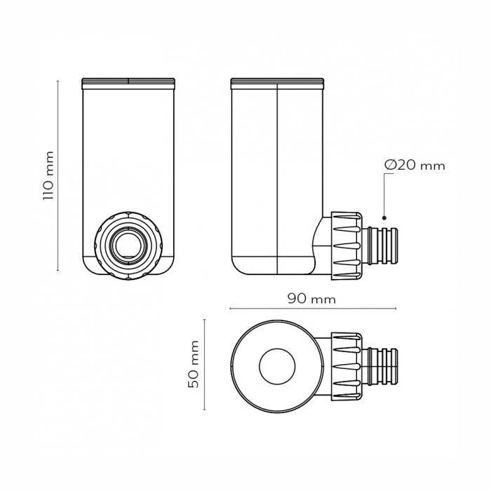 Install klíma szifon (mini) készlet