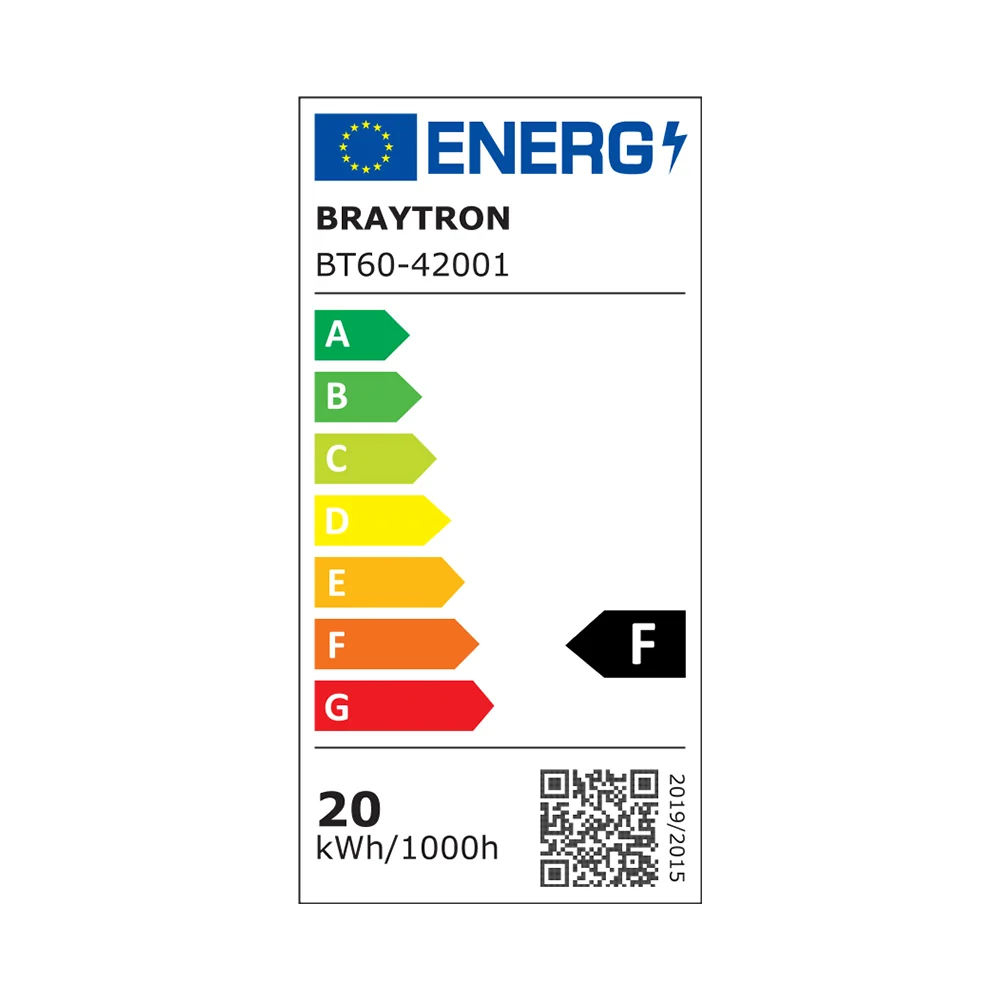 Braytron Led reflektor világítás 20W IP54 1620Lm 3000K 220-240V BT60-42001
