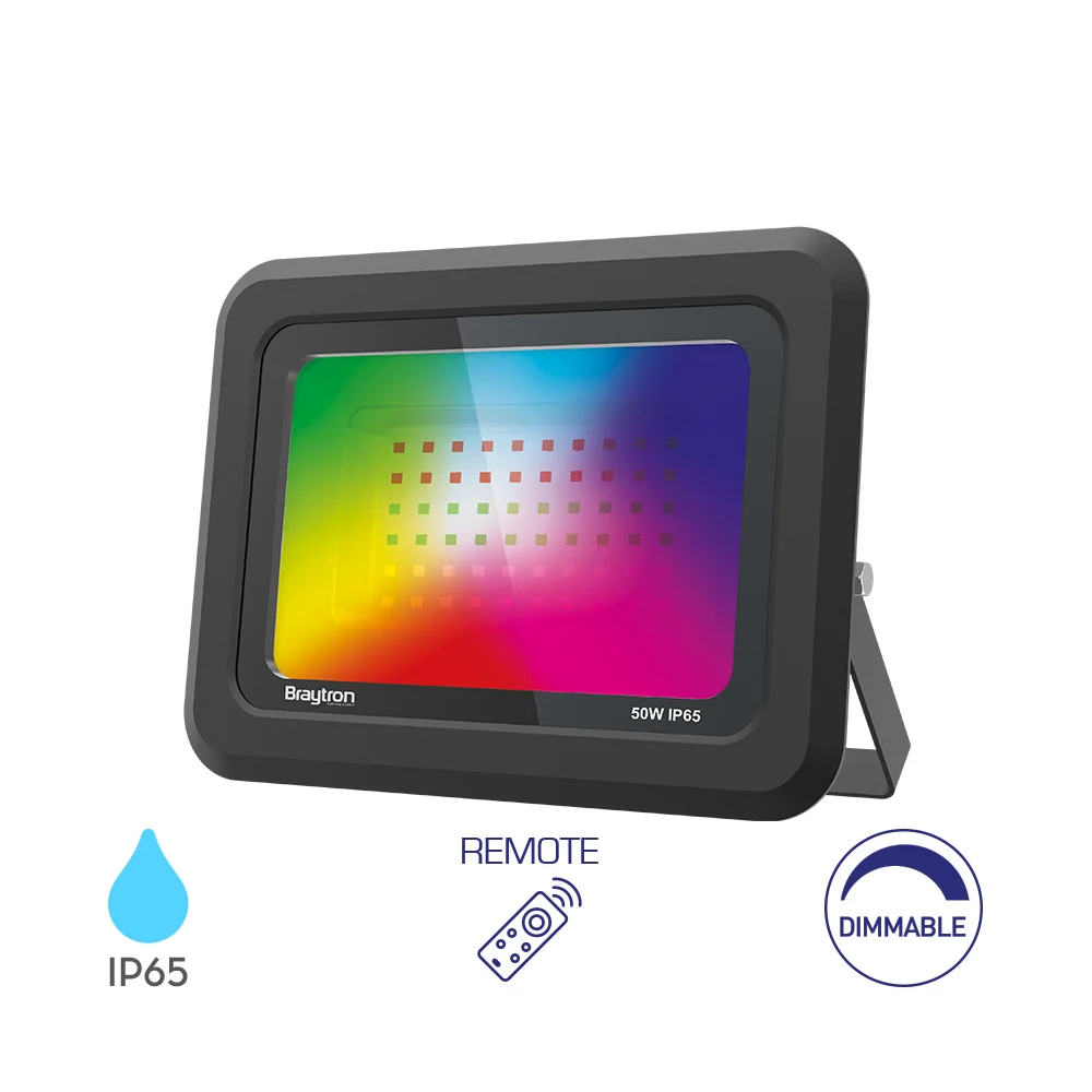 Braytron Led reflektor világítás 50w RGB IP65 220-240V BT60-35091