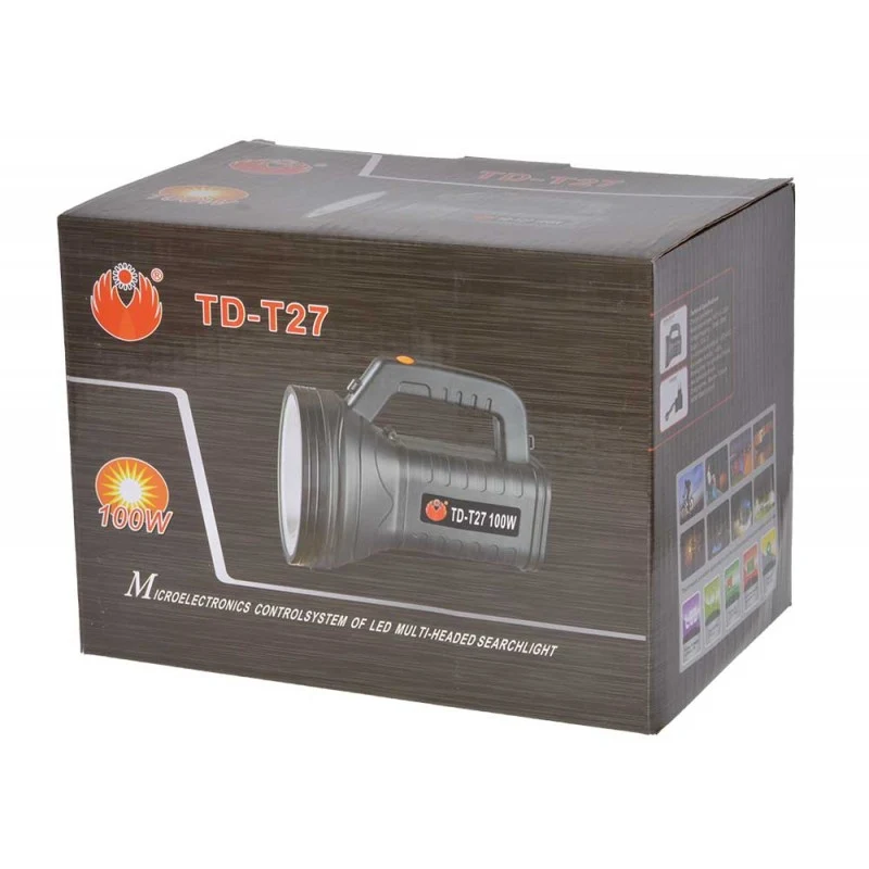 T27 zseblámpa 100W LED-del