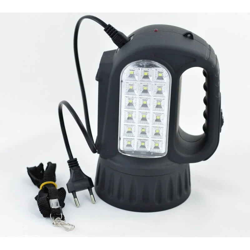 Zseblámpa 5805 elemmel és LED-del, 220V