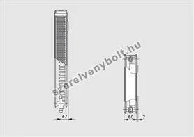 Vogel&Noot 21KV-S 900x920 balos szelepes radiátor
